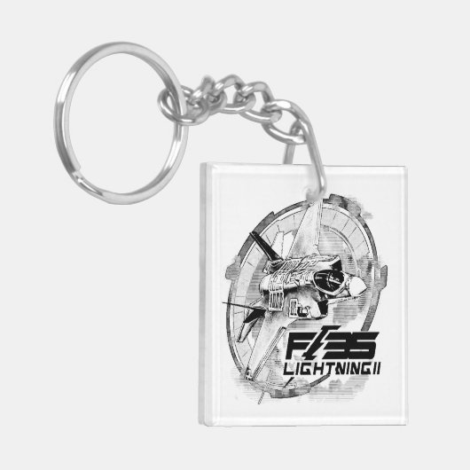 F-35 bliksem II Sleutelhanger (Voorkant Links)