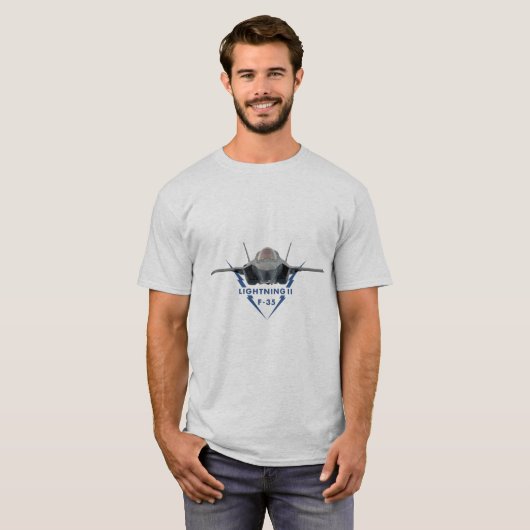 F-35 bliksem II T-shirt (Voorkant volledig)