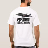 F-35 bliksem II T-shirt (Achterkant)