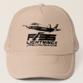 F-35 bliksem II Trucker Pet (Voorkant)