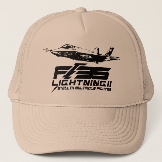 F-35 bliksem II Trucker Pet (Voorkant)