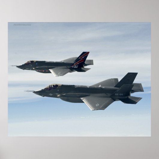 F-35 Bliksem Poster (Voorkant)