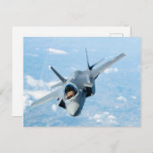 F-35 Bot met Amerikaanse vlag Briefkaart (Voorkant / Achterkant)