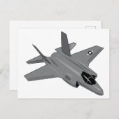 F-35 BRIEFKAART (Voorkant / Achterkant)