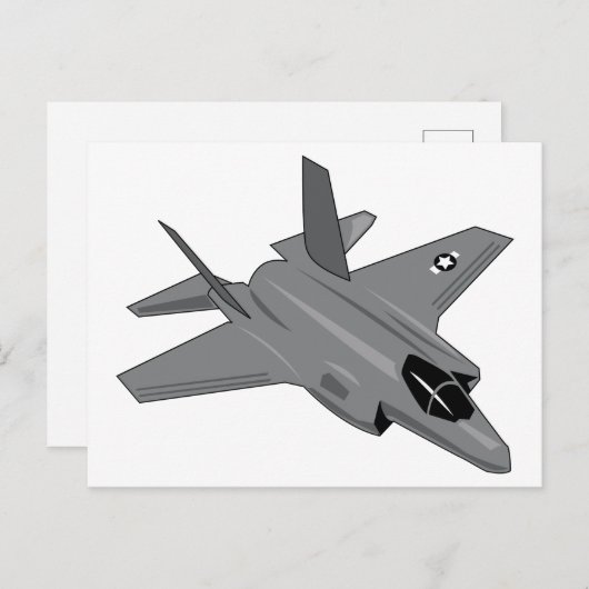 F-35 BRIEFKAART (Voorkant / Achterkant)