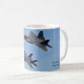 F-35 en F-22 Fighter Jet Koffiemok (Voorkant rechts)