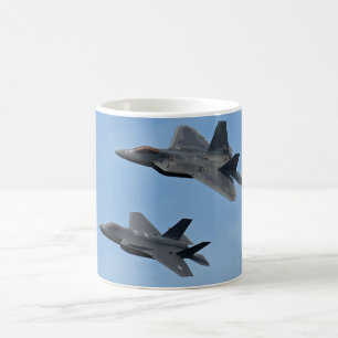 F-35 en F-22 Fighter Jet Koffiemok