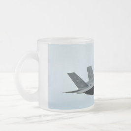 F-35 Fighter Jet met P-51 Mustang Matglas Koffiemok