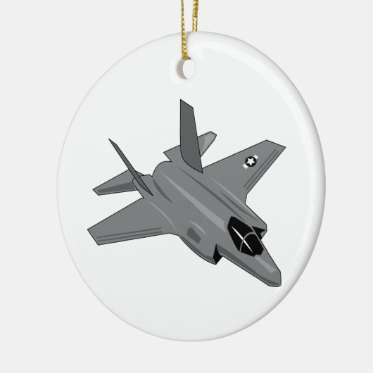 F-35 KERAMISCH ORNAMENT (Links)