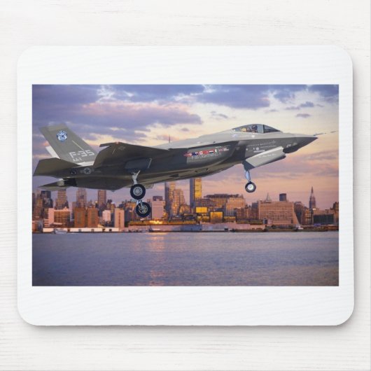 F-35 LICHTING FIGHTER VLIEGTUIG MUISMAT (Voorkant)