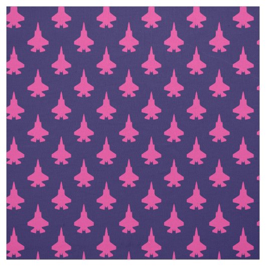 F-35 Lightning 2 straaljagers Patroon Roze op de M Stof (Swatch)