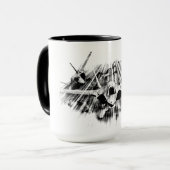 F-35 Lightning II 15 oz Ringer Mok (Voorkant links)