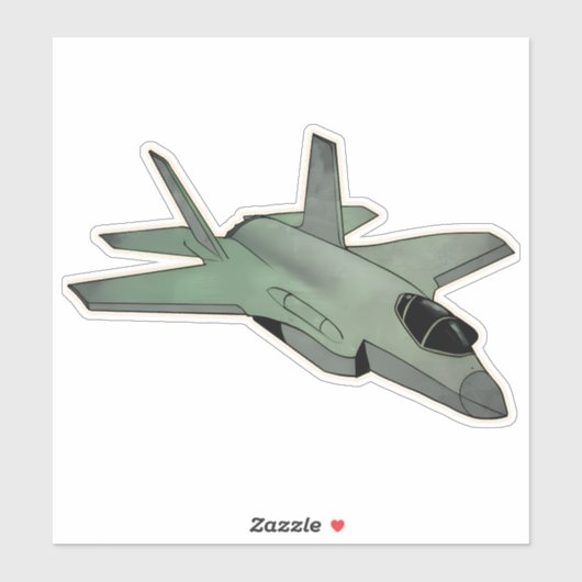 F-35 Lightning II, Fighter Jet Vliegtuig Sticker (Vel)