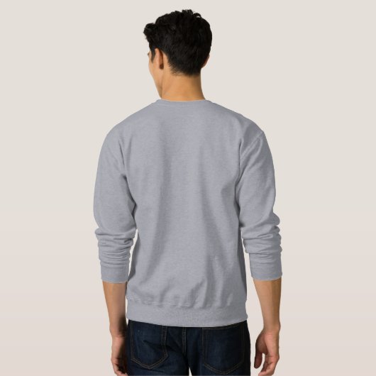 F-35 Lightning II Mannen Basic Sweatshirt (Achterkant volledig)