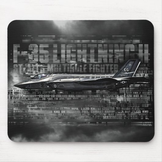 F-35 Lightning II Mousepad Muismat (Voorkant)