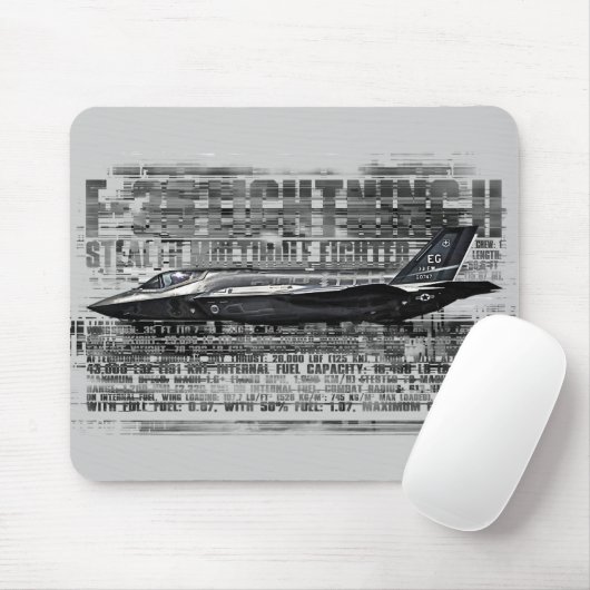F-35 Lightning II Mousepad Muismat (Met muis)