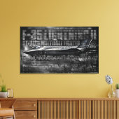 F-35 Lightning II omwikkeld canvas (Insitu (Woonkamer))