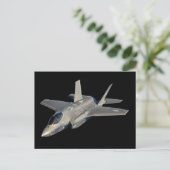 F-35 Lightning II Panther Jet Fighter Briefkaart (Staand voorkant)