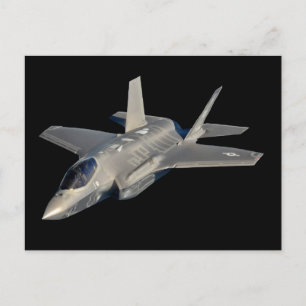 F-35 Lightning II Panther Jet Fighter Briefkaart