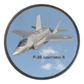 F-35 Lightning II Panther Jet Fighter Hockey Puck (Voorkant)