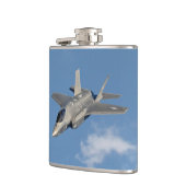 F-35 Lightning II Panther Jet Fighter Hockey Puck Heupfles (Links)