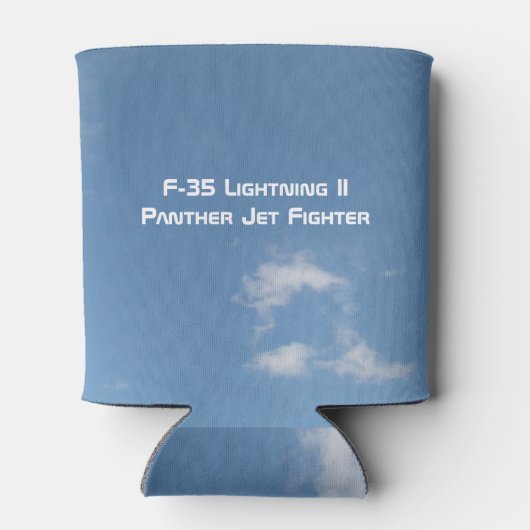 F-35 Lightning II Panther Jet Fighter in Sky Blikjeskoeler (Achterkant)