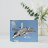 F-35 Lightning II Panther Jet Fighter in Sky Briefkaart (Staand voorkant)