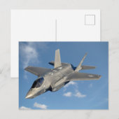 F-35 Lightning II Panther Jet Fighter in Sky Briefkaart (Voorkant / Achterkant)