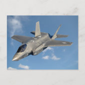 F-35 Lightning II Panther Jet Fighter in Sky Briefkaart (Voorkant)