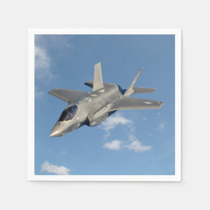 F-35 Lightning II Panther Jet Fighter in Sky Servet