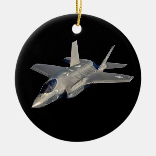 F-35 Lightning II Panther Jet Fighter Keramisch Ornament (Voorkant)