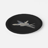 F-35 Lightning II Panther Jet Fighter Papieren Bordje (Gekanteld)