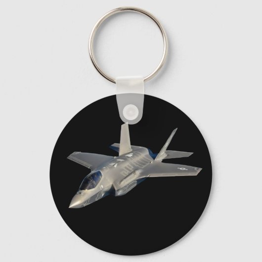 F-35 Lightning II Panther Jet Fighter Sleutelhanger (Voorkant)