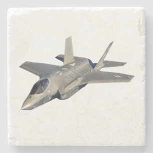 F-35 Lightning II Panther Jet Fighter Stenen Onderzetter