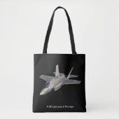 F-35 Lightning II Panther Jet Fighter Tote Bag (Voorkant)