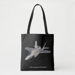 F-35 Lightning II Panther Jet Fighter Tote Bag