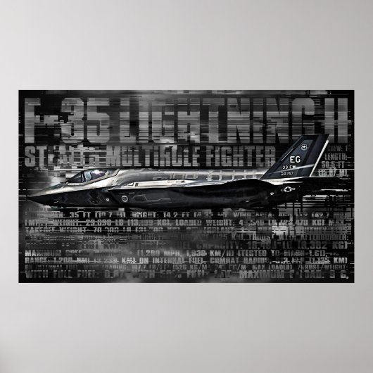F-35 Lightning II Poster (Voorkant)