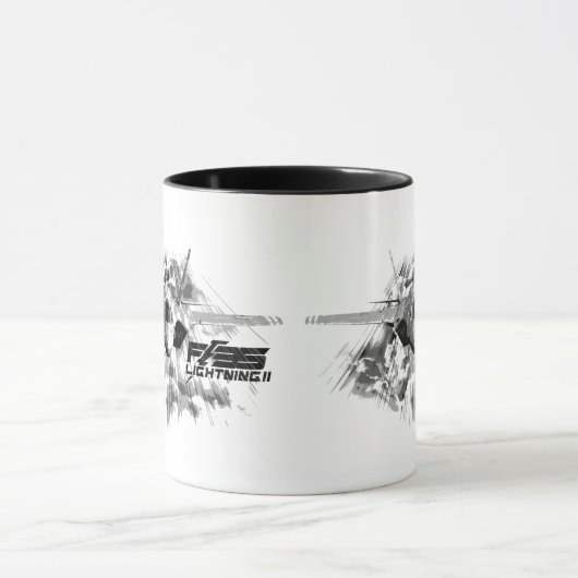 F-35 Lightning II Ringer Coffee Mok (Midden)