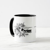 F-35 Lightning II Ringer Coffee Mok (Voorkant links)