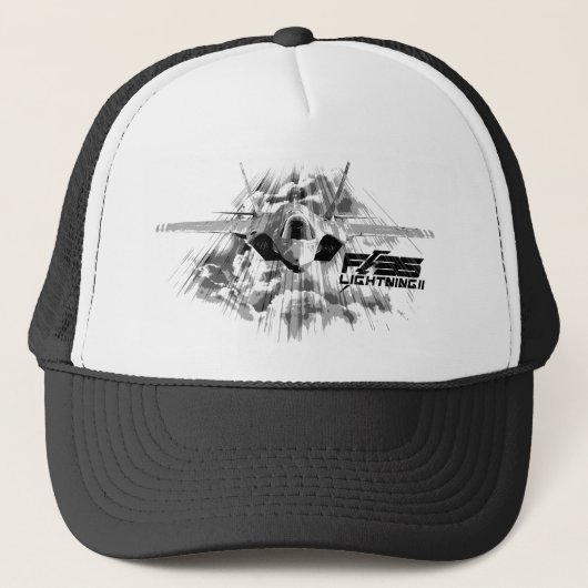 F-35 Lightning II Trucker Hat Pet (Voorkant)