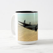 F-35 Lightning II Tweekleurige Koffiemok (Voorkant links)