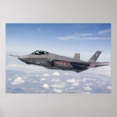 F-35 Lightning II Vliegtuig Poster (Voorkant)