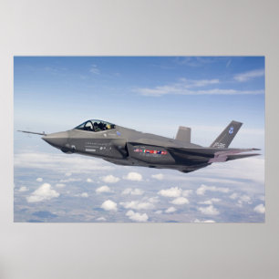 F-35 Lightning II Vliegtuig Poster