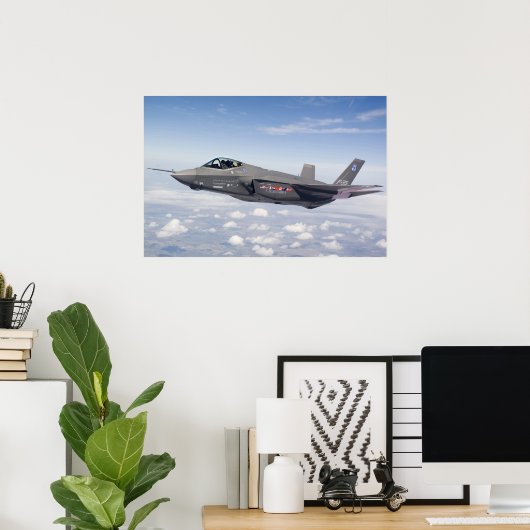 F-35 Lightning II Vliegtuig Poster (Thuiskantoor)