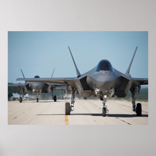 F-35 Lightning II Vliegtuig Poster (Voorkant)