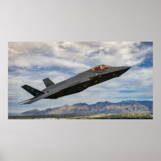 F-35 Lightning II Vliegtuig Poster (Voorkant)