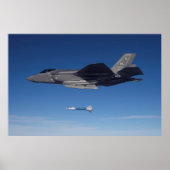 F-35 Lightning II Vliegtuig Poster (Voorkant)