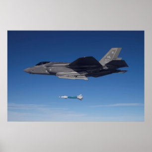 F-35 Lightning II Vliegtuig Poster