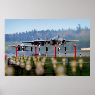 F-35 Lightning II Vliegtuig Poster
