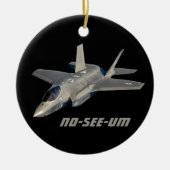 F-35 No-See-Um Jet Fighter Keramisch Ornament (Voorkant)